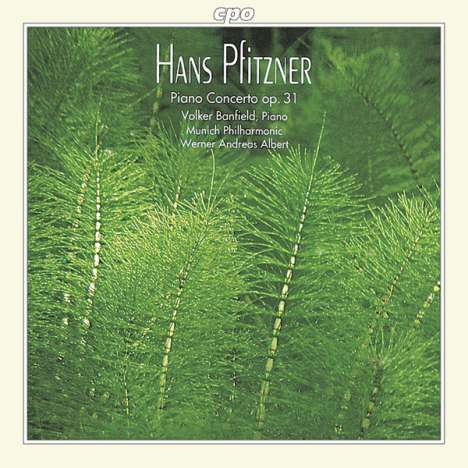 Hans Pfitzner (1869-1949): Klavierkonzert Es-dur op.31, CD