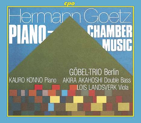 Hermann Goetz (1840-1876): Kammer- und Klaviermusik, 2 CDs