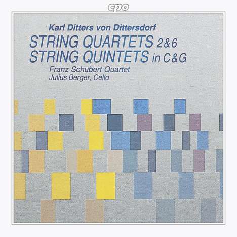 Karl Ditters von Dittersdorf (1739-1799): Streichquartette Nr.2 &amp; 6, CD