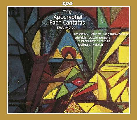 Johann Sebastian Bach (1685-1750): Kantaten BWV 217-222 (Apokryphe Werke 1), 2 CDs