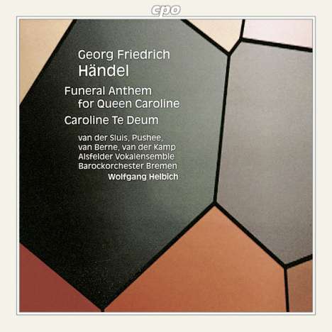 Georg Friedrich Händel (1685-1759): Funeral Anthem for Queen Caroline, CD