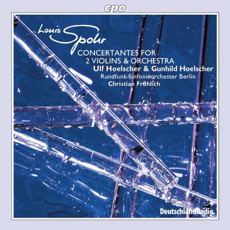 Louis Spohr (1784-1859): Concertante Nr.1 op.48 &amp; Nr.2 op.88 für 2 Violinen &amp; Orchester, CD