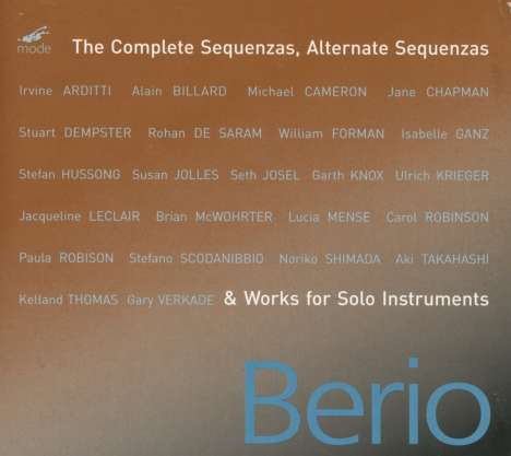 Luciano Berio (1925-2003): Sämtliche Sequenzas, 4 CDs