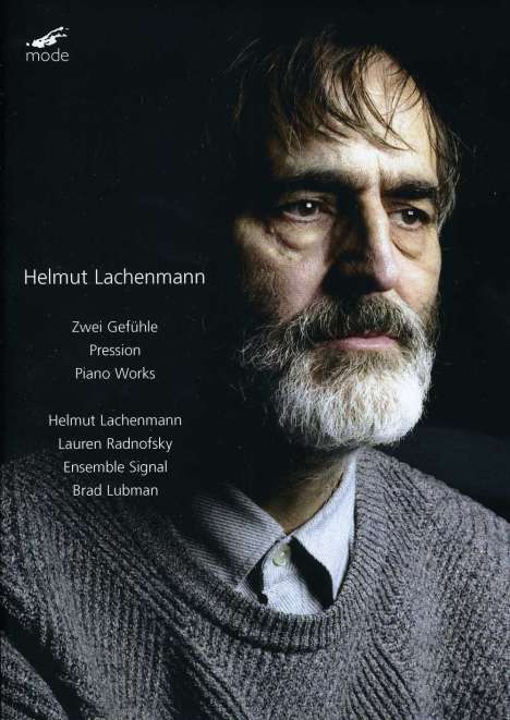 Helmut Lachenmann (geb. 1935): "...Zwei Gefühle...", Musik mit Leonardo für Sprecher &amp; Ensemble, DVD