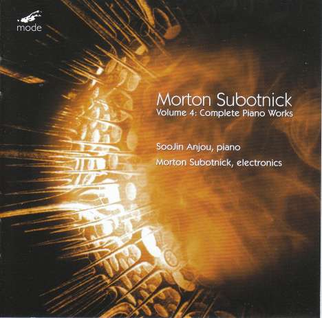 Morton Subotnick (geb. 1933): Morton Subotnick Vol.4 - Klavierwerke, CD