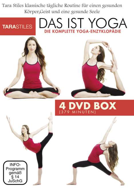 Das ist Yoga - Die komplette Yoga-Enzyklopädie, 4 DVDs