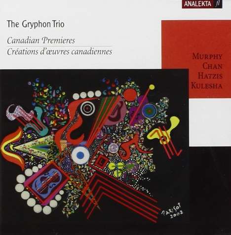 Gryphon Trio - Canadian Premieres, CD