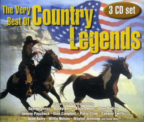 Very B.O. Country Legen: Very B.O. Country Legends / Va, CD