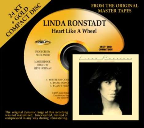 Linda Ronstadt: Heart Like A Wheel (24-Karat-Gold HDCD) (Limited Edition), CD