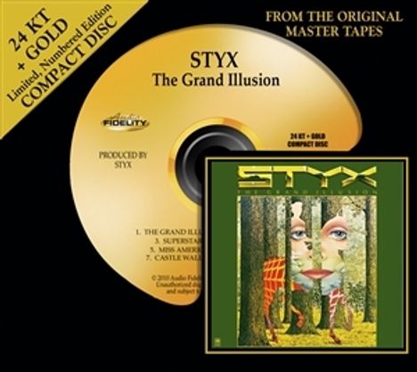 Styx: The Grand Illusion (24 Kt. Gold-HDCD / Limited Edition), CD