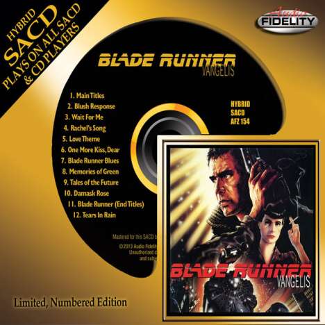Vangelis (1943-2022): Filmmusik: Blade Runner (Original Soundtrack) (Hybrid-SACD) (Ltd. Numbered Edition), Super Audio CD