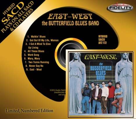 Paul Butterfield: East West (Hybrid-SACD) (Limited Numbered Edition), Super Audio CD