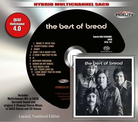 Bread: The Best Of Bread (Limited Numbered Edition) (Hybrid-SACD), Super Audio CD