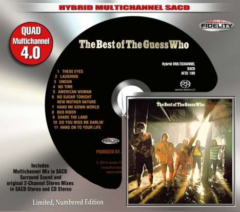 The Guess Who: The Best Of The Guess Who (Limited Numbered Edition) (Hybrid-SACD), Super Audio CD