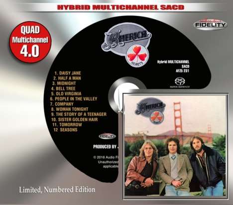 America: Hearts (Limited Numbered Edition) (Hybrid-SACD), Super Audio CD