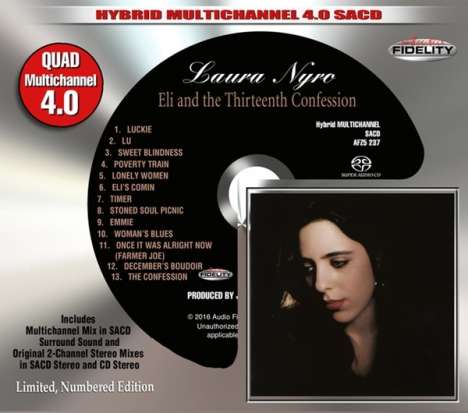 Laura Nyro: Eli And The Thirteenth Confession (Limited-Numbered-Edition) (Hybrid-SACD), Super Audio CD