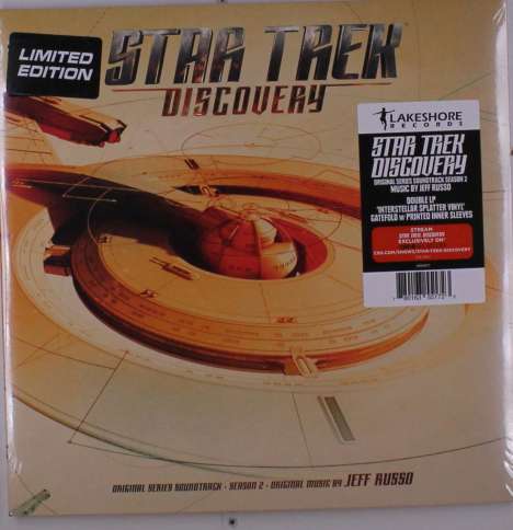 Jeff Russo: Filmmusik: Star Trek: Discovery (Original Series Soundtrack Season 2) (Limited Edition) (Interstellar Splatter Vinyl), 2 LPs