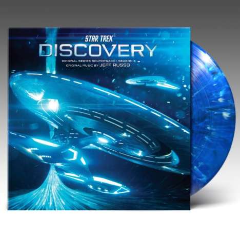 Jeff Russo: Filmmusik: Star Trek Discovery Season 3 (Blue &amp; White Marble Vinyl), 2 LPs