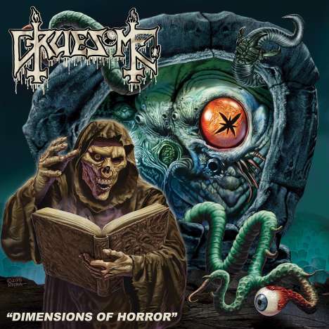 Gruesome: Dimensions Of Horror (Limited Edition) (Neon Orange with Black and White Splatter Vinyl), LP