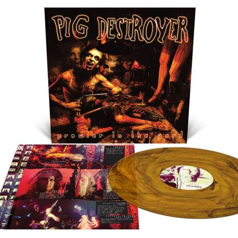 Pig Destroyer: Prowler In The Yard (remastered) (Limited Edition) (Orange W/ Black Smoke Vinyl), LP