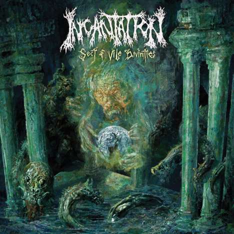 Incantation: Sect Of Vile Divinities (White W/ Green/Mustard/Orange Splatter Vinyl), LP