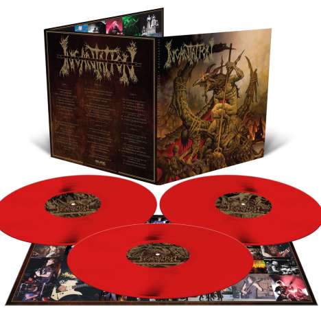 Incantation: Tricennial Of Blasphemy (Limited Deluxe Edition) (Blood Red Vinyl), 3 LPs