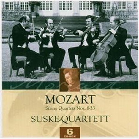 Wolfgang Amadeus Mozart (1756-1791): Streichquartette 8-23, 6 CDs