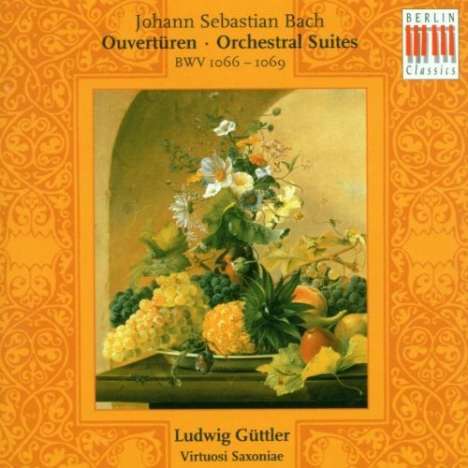 Johann Sebastian Bach (1685-1750): Orchestersuiten Nr.1-4, CD