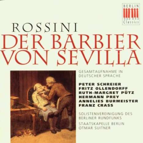 Gioacchino Rossini (1792-1868): Der Barbier von Sevilla (in dt.Spr.), 2 CDs