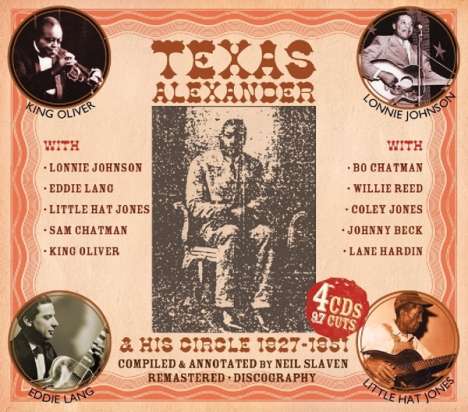 Alger "Texas" Alexander: And His Circle 1927 - 1951, 4 CDs