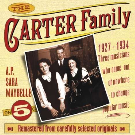The Carter Family: The Early Years, 5 CDs