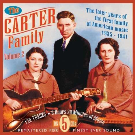 The Carter Family: Volume 2: 1935 - 1941, 5 CDs