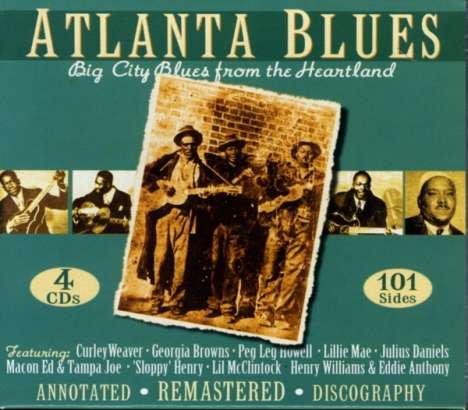 Atlanta Blues, 4 CDs