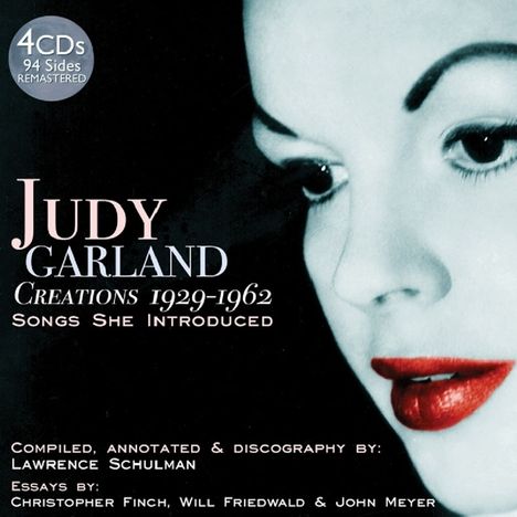 Judy Garland: Creations 1929 - 1962: Songs She Introduced, 4 CDs