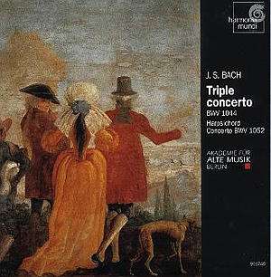Johann Sebastian Bach (1685-1750): Tripelkonzert BWV 1044, CD