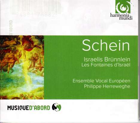 Johann Hermann Schein (1586-1630): Israels Brünnlein 1623 (Ausz.), CD