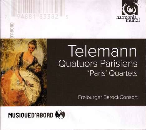 Georg Philipp Telemann (1681-1767): Quartette Nr.1-6 (Hamburg 1730), CD