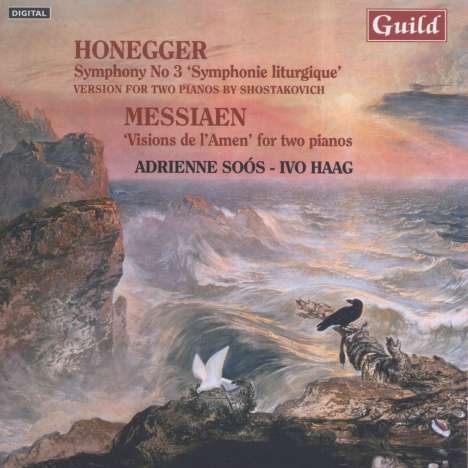 Arthur Honegger (1892-1955): Symphonie Nr.3 "Liturgique" für 2 Klaviere, CD