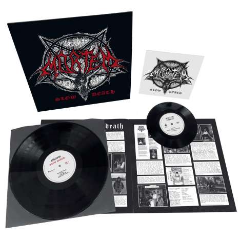 Mortem: Slow Death, 1 LP und 1 Single 7"