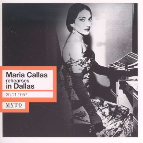 Maria Callas rehearses in Dallas, CD