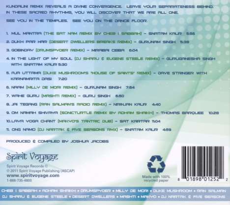 Kundalini Remix, CD