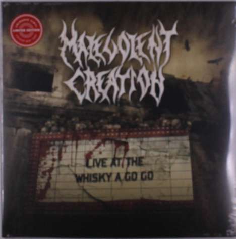 Malevolent Creation: Live At The Whisky A Go Go (Limited Edition) (Colored Vinyl), 2 LPs