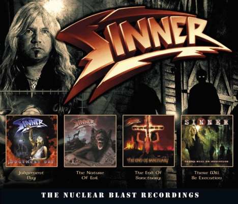 Sinner: The Nuclear Blast Recordings, 4 CDs