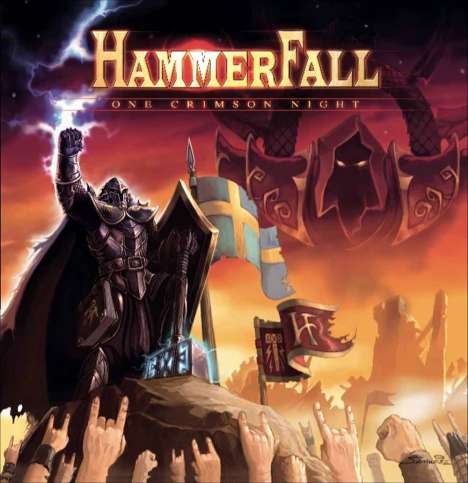 HammerFall: One Crimson Night (Box Set) (Colored Vinyl), 3 LPs
