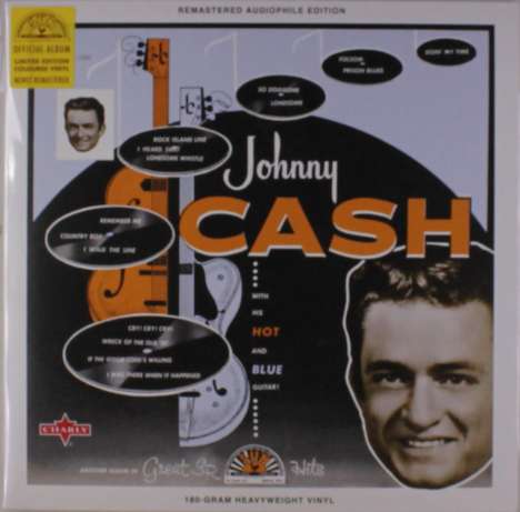 Johnny Cash: With His Hot And Blue Guitar (remastered) (180g) (Limited-Edition) (Colored Vinyl) (Mono), LP