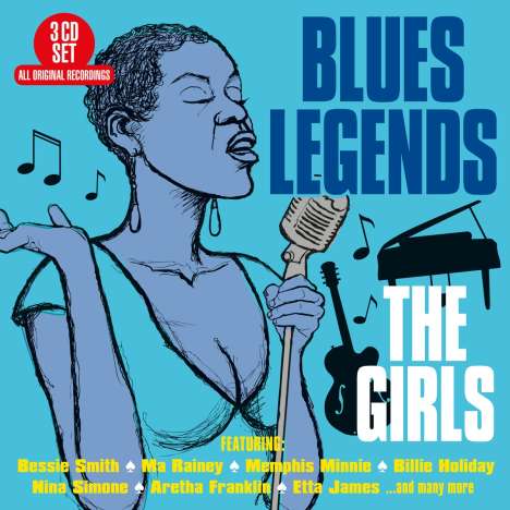 Blues Legends: The Girls, 3 CDs