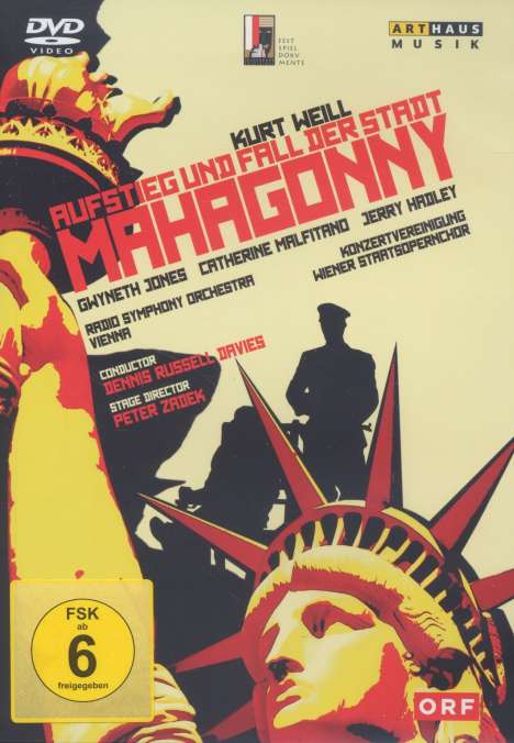 Kurt Weill (1900-1950): Aufstieg und Fall der Stadt Mahagonny, DVD