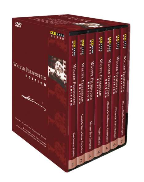 Walter Felsenstein-Edition, 12 DVDs