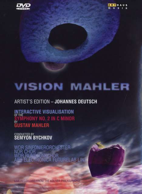 Gustav Mahler (1860-1911): Symphonie Nr.2 (Vision Mahler), 1 DVD und 2 CDs