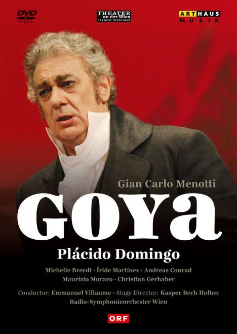 Gian-Carlo Menotti (1911-2007): Goya, DVD